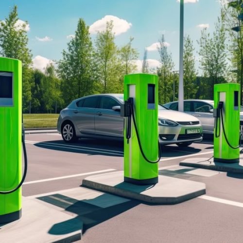 estacoes-de-carregamento-para-carros-eletricos-no-conceito-de-estacionamento-generative-ai